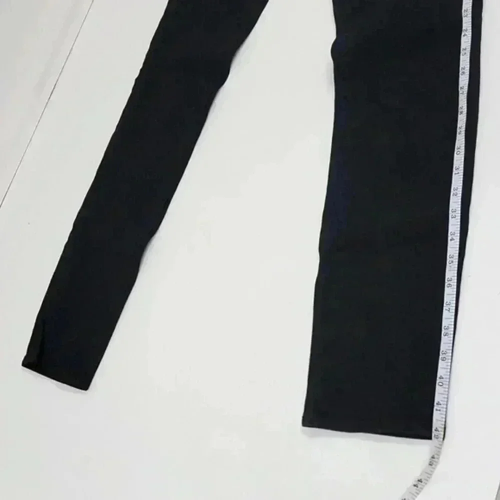 Frame L’Homme Black Low Rise Skinny Jeans In Noir